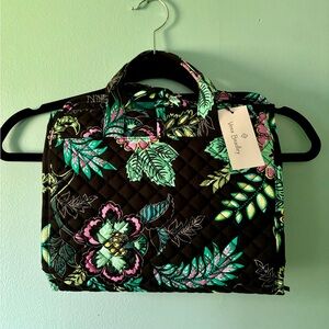 Vera Bradley Black and Green Floral Travel Bag